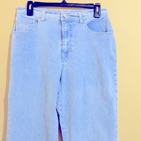 Gloria Vanderbilt Red Label Blue Denim Jean 10 - Picture 2 of 9